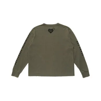HUMAN MADE T Shirts Men Army Green