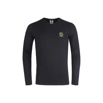 VERSACE Logo print Long sleeved T shirt