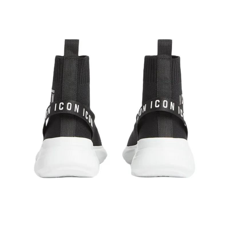 DSQUARED 2 Icon Fly High Top Casual Shoes Women's Black-3
