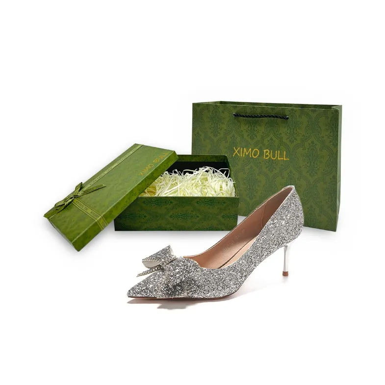 XIMO BULL Slim Heel High Heels Women's-31