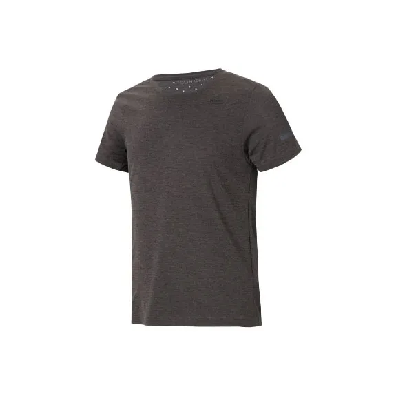 Adidas Set in Sleeve T Shirt Men's Iron Gray/Black-0