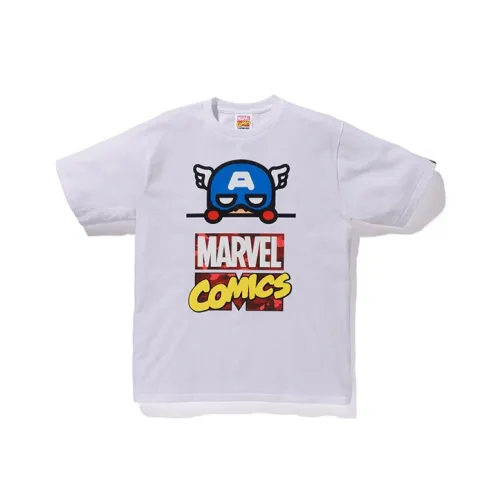 A BATHING APE X Marvel Comics Captain America Tee
