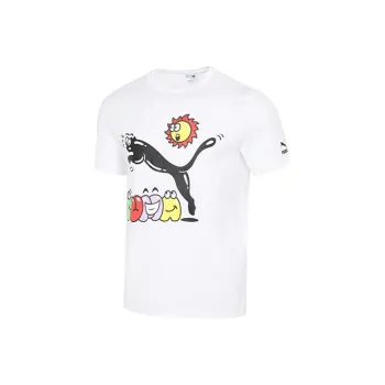 PUMA Summer Streetwear T Shirt Men's White