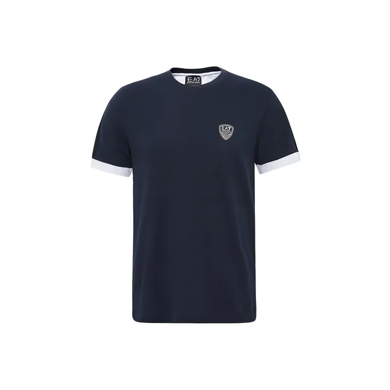 EMPORIO ARMANI T Shirts Men Navy Blue-0