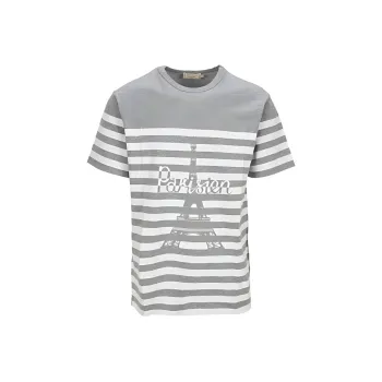 Maison Kitsune T Shirts Unisex Gray