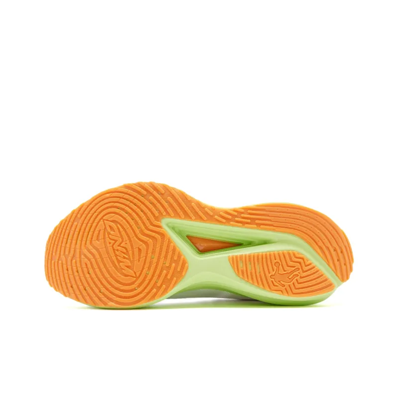 QIAODAN Strong Wind 3TR Running Shoes Men Low Top Jordan White Grapefruit Green-4