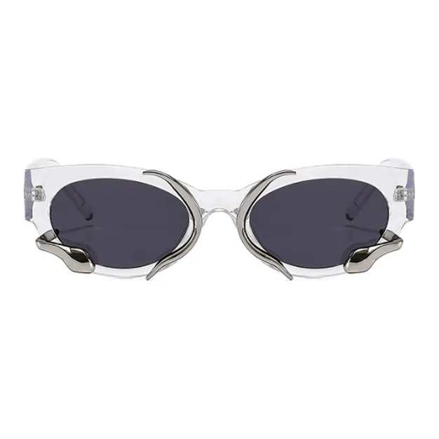 EQUIPMENTELEGANT Metal Plastic Sunglasses Women's-4