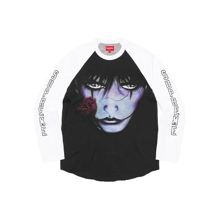 Supreme The Crow Raglan L/S Tee-2
