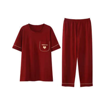 Huggy Kissy Pajama Set Men's Red