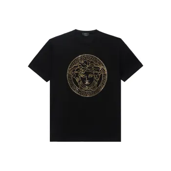 Versace Medusa Embellished T Shirt