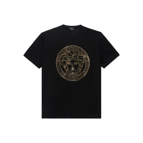Versace Medusa Embellished T Shirt
