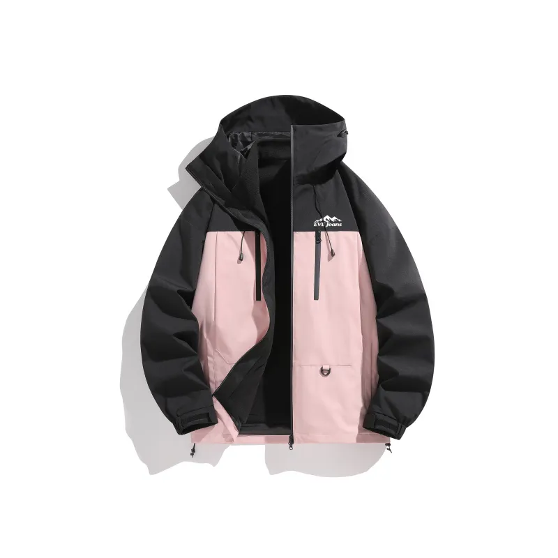 Yiwen Water Resistant Windproof Breathable Warm Windbreaker Jacket Unisex-10