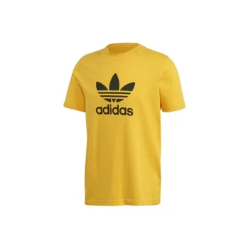 Adidas Originals Trefoil T Shirts Men Gold