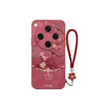 Camellia Red-DW Floral Bird Butterfly Chain Tea Red+Floral Bracelet