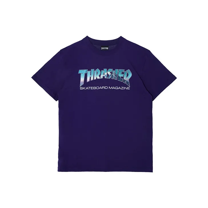 Thrasher T Shirt Japan Version Unisex Purple-0