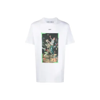 OFF WHITE Slim Fit Pascal For Ever Painting T Shirt