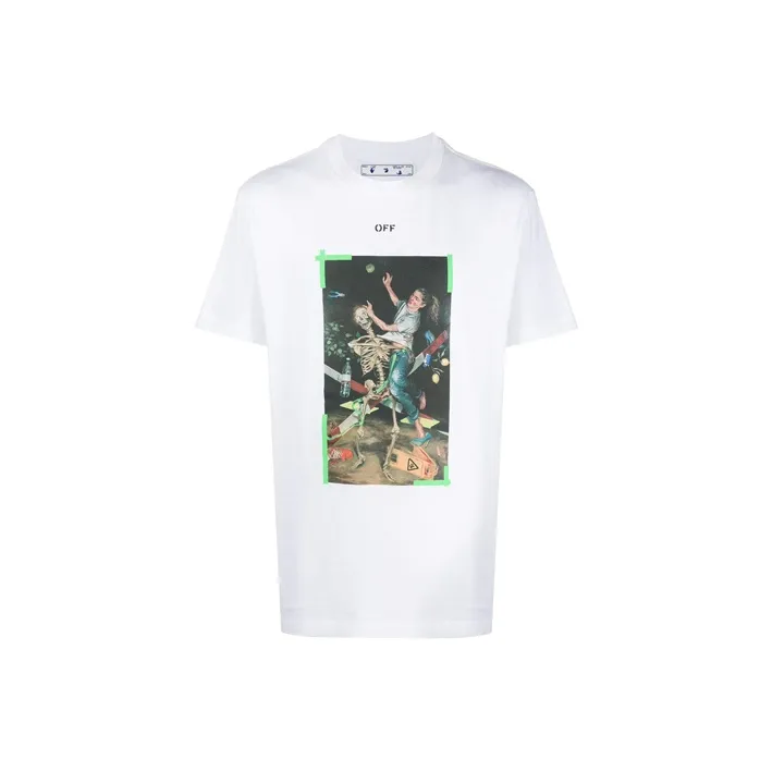 OFF WHITE Slim Fit Pascal For Ever Painting T Shirt-0