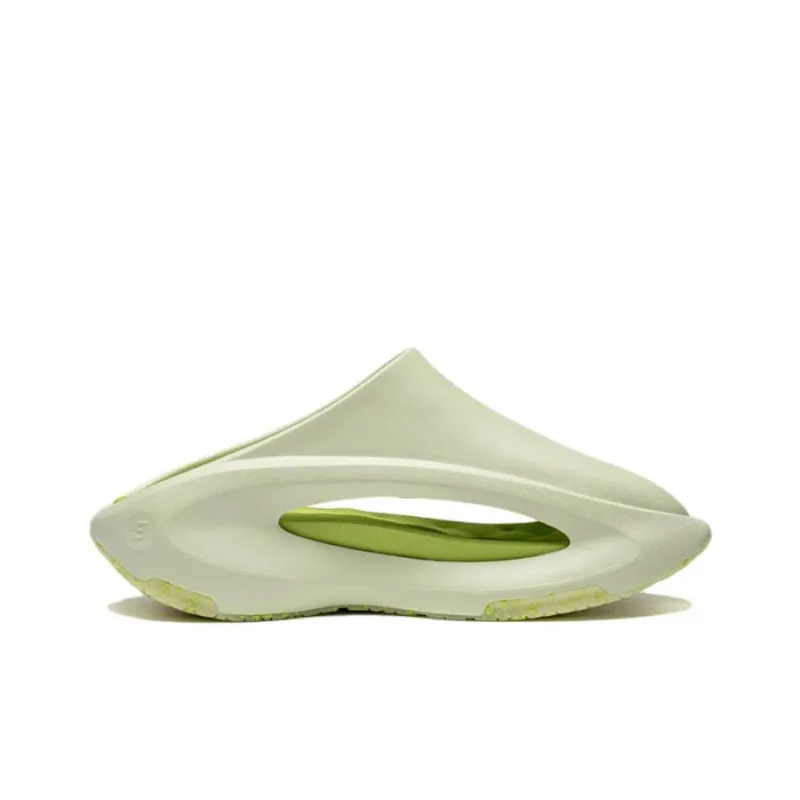 LiNing Yun You Slay Slip Resistant Abrasion Resistant Slide Slippers Unisex Light Fruit Green-1