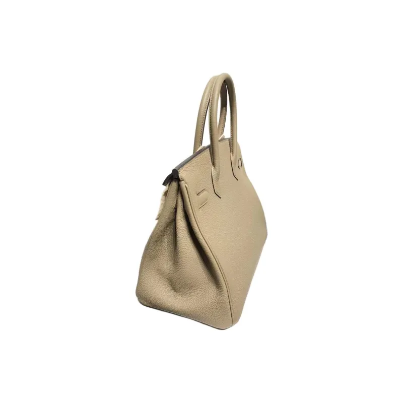 HERMES Birkin Togo Calfskin Handbag Women's 8Q BEIGE MARFA Beige-2
