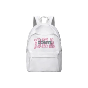 DRACONITE Polyester Backpack Laptop Bags Unisex White