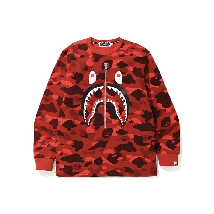 Bape Color Camo Shark L/S Tee-2
