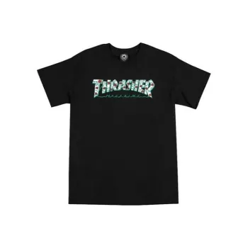 Thrasher T Shirt US Version Unisex Black