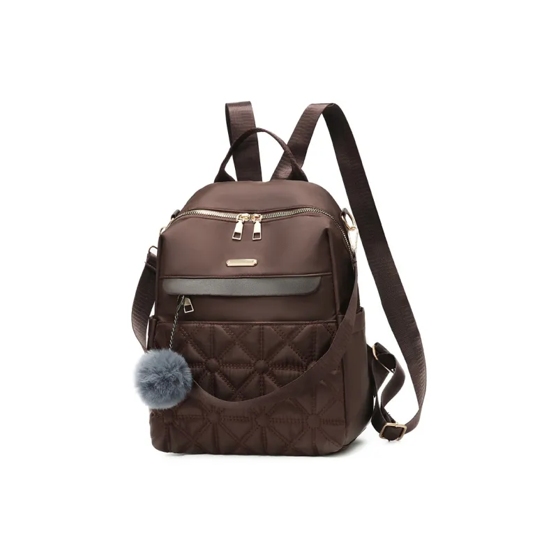 SURELAPTOP Nylon Backpack Women's Multicolor-10