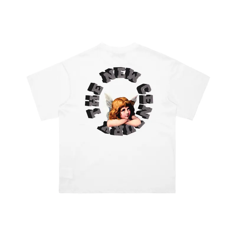HARSH AND CRUEL Crew Neck Loose Fit Straight Short Sleeved T Shirt Unisex-4