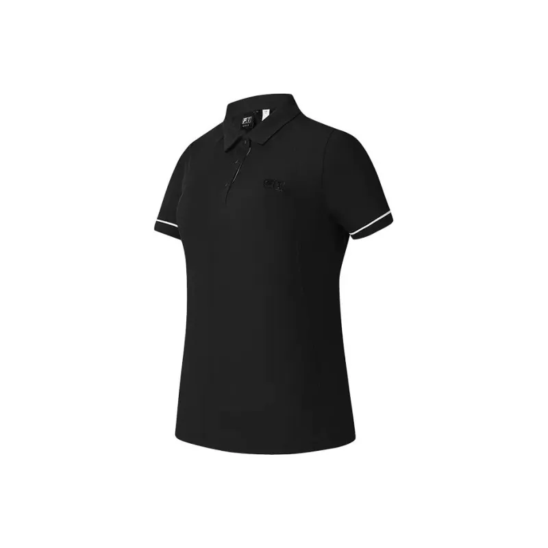 FILA Golf Series Polo Shirts Women's Black-1