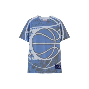 Mitchell Ness T Shirts Men Blue