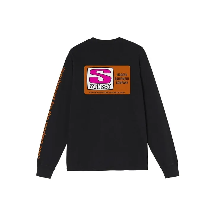 Stussy Equipment Company Pigment Dyed L/S Tee-0