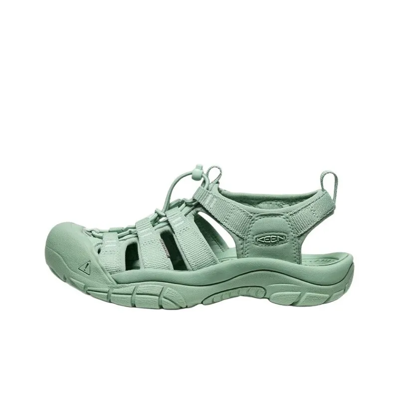 KEEN Newport H2 Abrasion Resistant River Trekking Shoes Women's Green-0