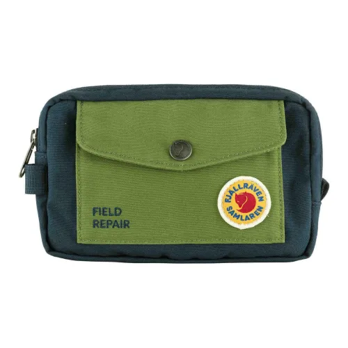 Fjallraven Recycled Polyester Storage Bag Unisex Dark Navy Blue & Green