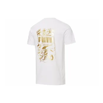 PUMA Set in Sleeve T Shirt Men's White
