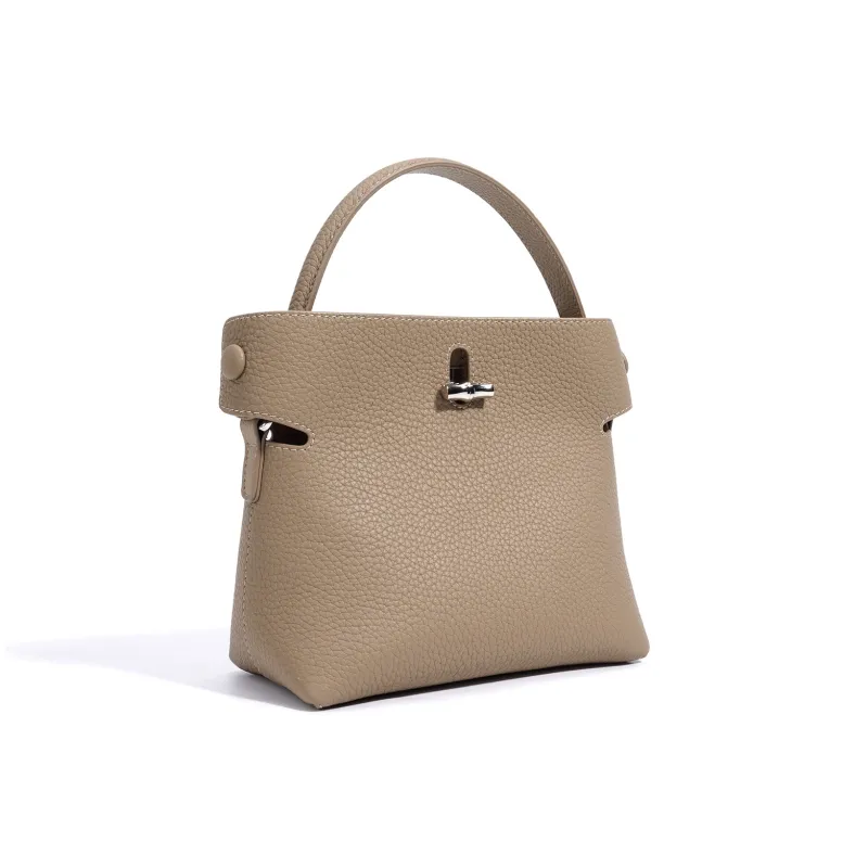 COURONNE Cow Leather Crossbody Bag, Bucket Bag, Handbag Regular Women's Multicolor-17