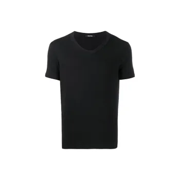 TOM FORD V Neck Jersey T Shirt