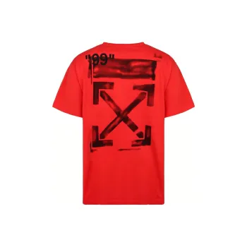 OFF WHITE Impressionism Diagonal Stencil Tee