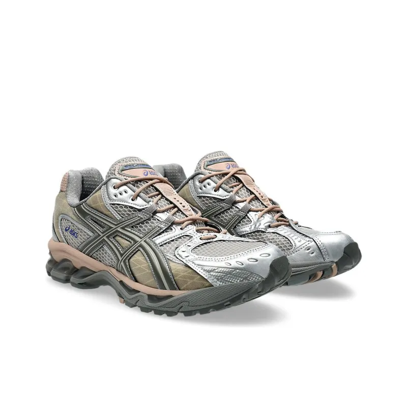 Asics GEL Nimbus 10.1 Anti Slip Wear Resistant Low Top Casual Running Shoes Unisex Silver Brown-2