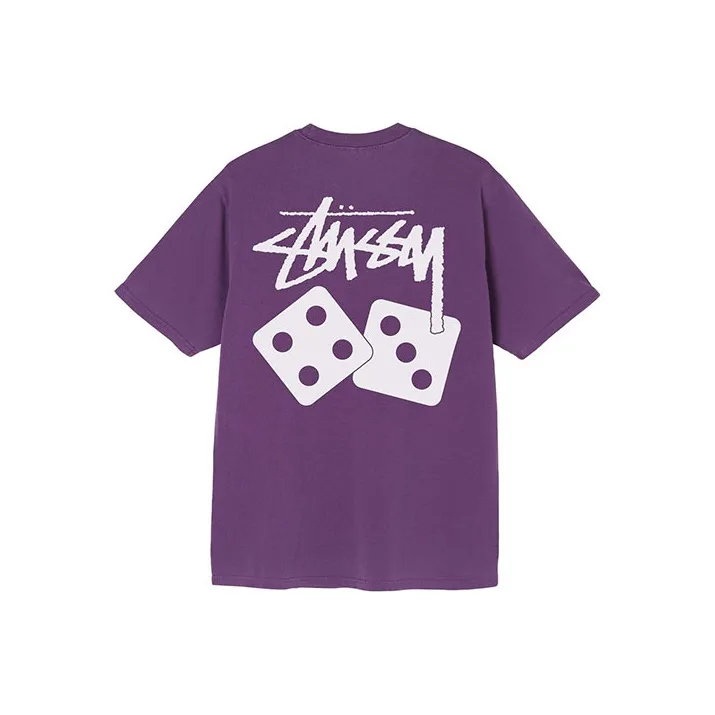 Stussy Dice Pigment Dyed Tee Shirt-0