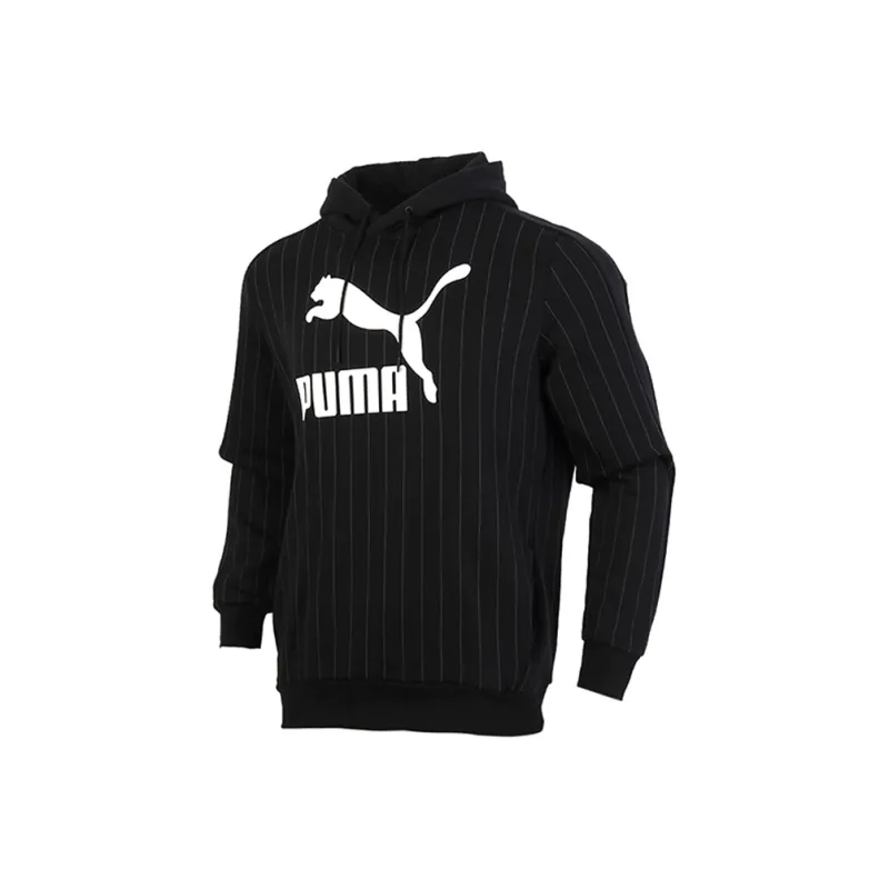 PUMA Pinstripe Sweatshirt Men's Black-0