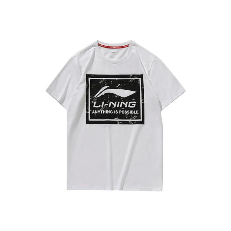 LINING T Shirts Men Standard White-0