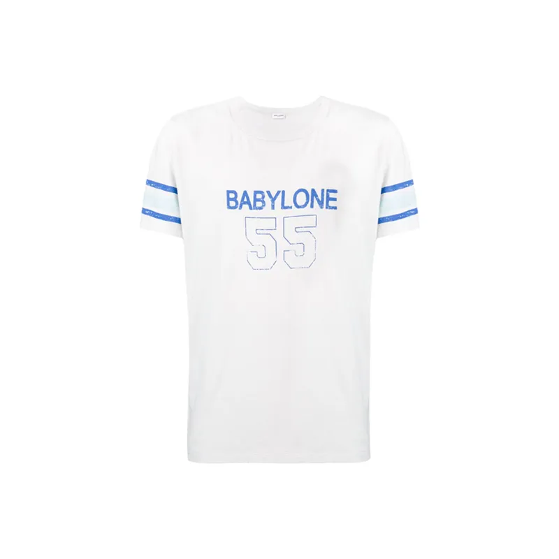 SAINT LAURENT Babylone 55 Print T Shirt-0