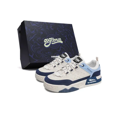 OUGLEMEN Wear resistant, Lightweight, Breathable, And Non slip. Low Top Skateboard Shoes Men's Box Included