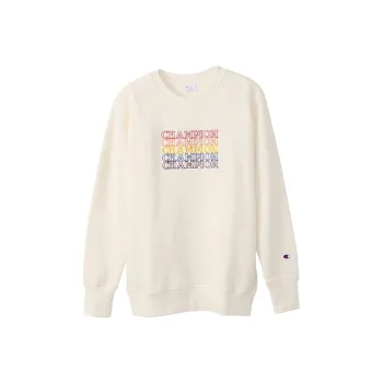 Champion Crew Neck Regular Sweatshirt Japan Version Men's White