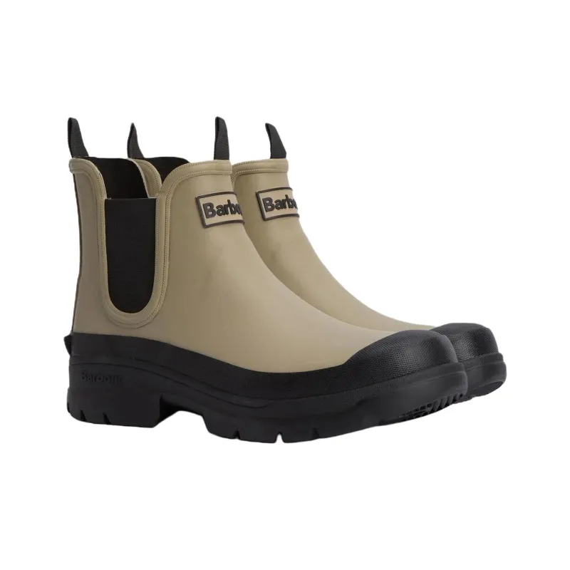 BARBOUR Nimbus Short Chelsea Boots Men's Beige-2