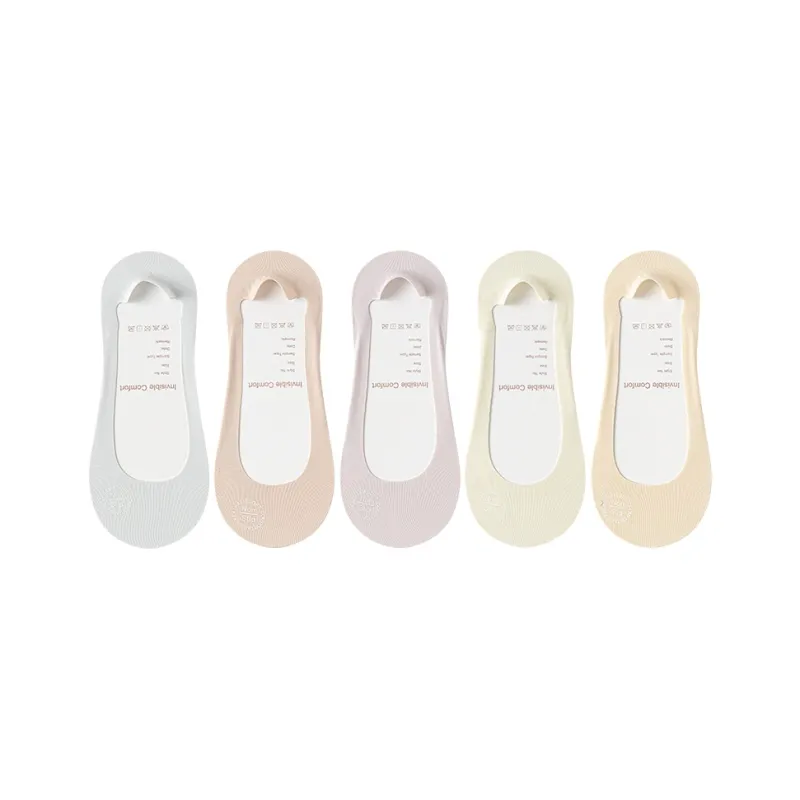 Caramella No Show Socks Women's 5 Pack-8