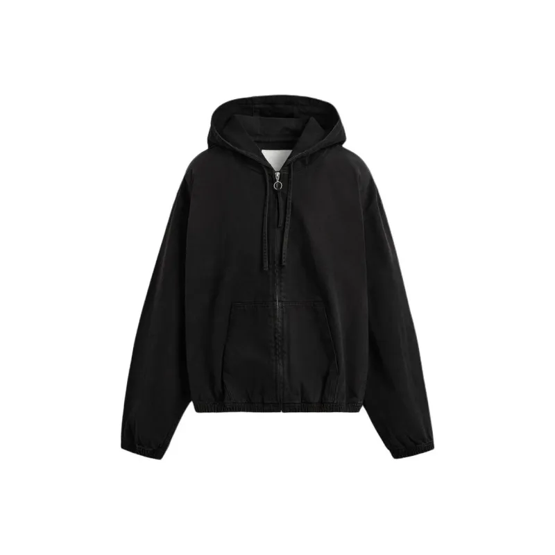 ZARA Denim Jackets Men Black-0