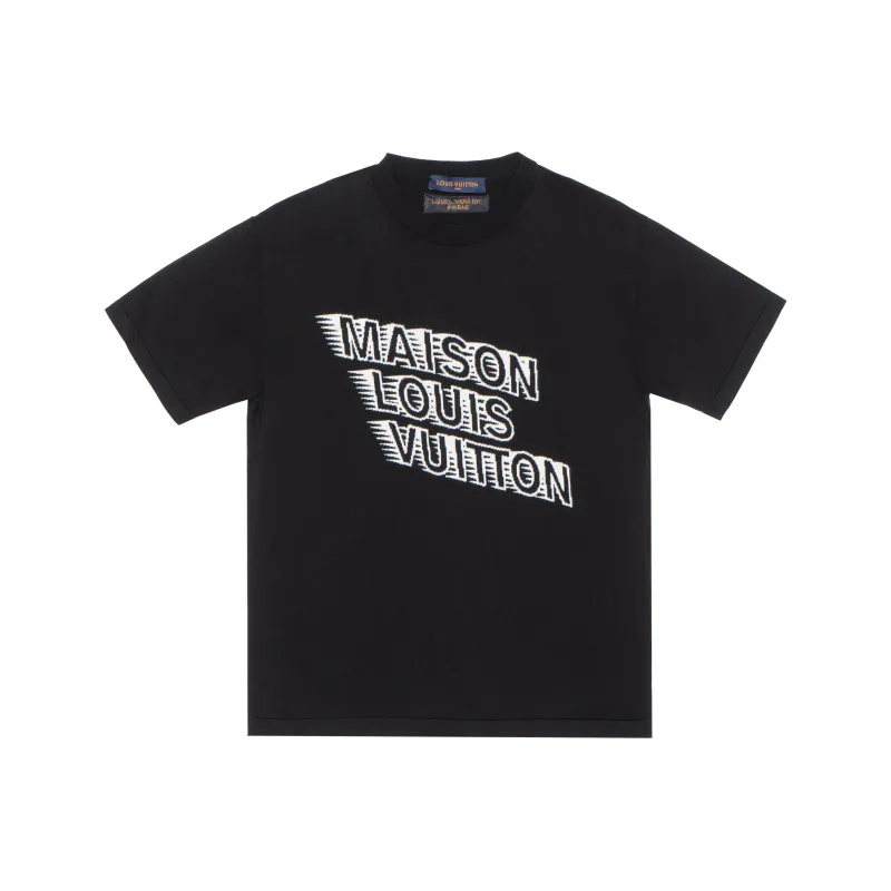 LOUIS VUITTON T-Shirt Men's Black-0