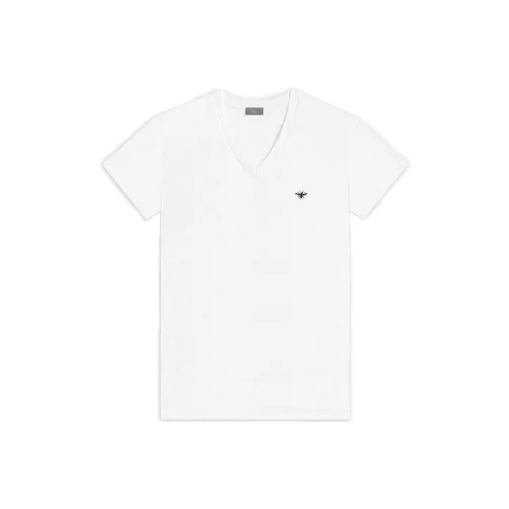 DIOR Quarterly New Products T Shirts Men White-0