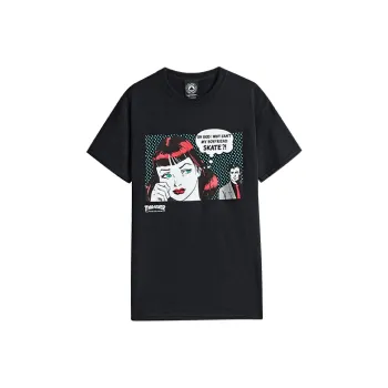 Thrasher T Shirt US Version Unisex Black